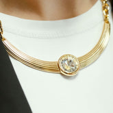 Gargantilha Glow - Banhado a Ouro